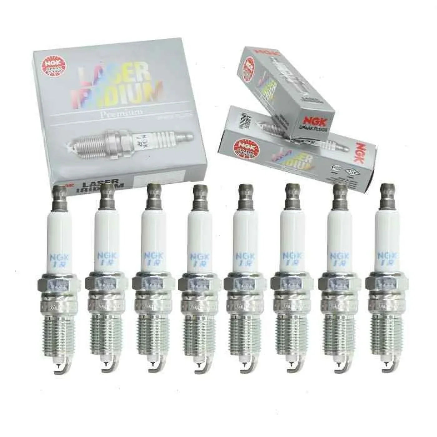 1999-2013 with Silverado 4.8L 1500 Chevrolet 8 Spark 5.3L 6.2L NGK compatible Iridium pc 6.0L Laser Plugs V8