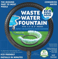 Backwash for & with Pool Sand Kit Pools Cartridge Filtered Swimming Hose Fountain Hose Water Waste 1.5" #400