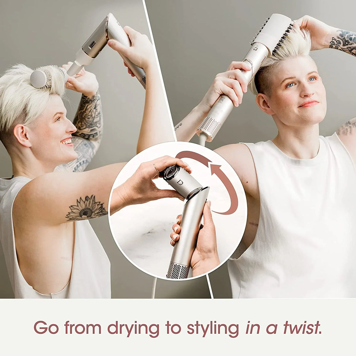 HD430 FlexStyle & and System, Dryer Multi-Styler,Straight Hair & atmospheric Styling Blow Powerful Wavy, Drying Shark