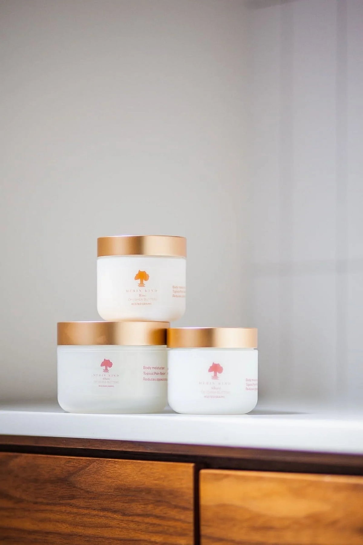 ALLURE Merin Kind and Vanilla Shea ( Orange, 8oz.) Whipped -Skin Hair Butter Tansy Body