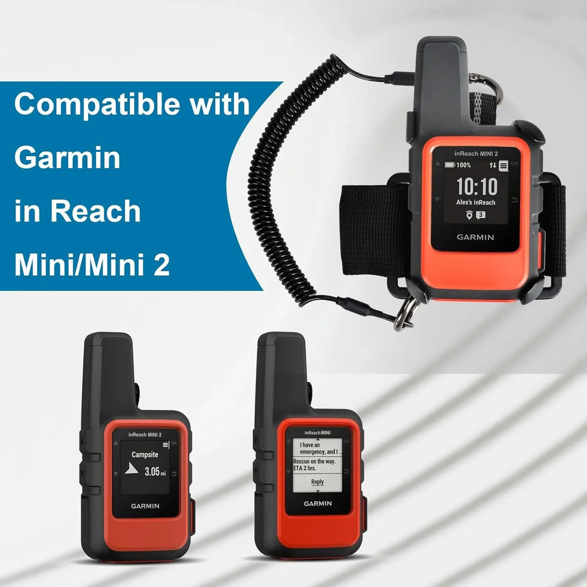 Backpack Mount Garmin for Garmin Tether Backpack inReach Handheld Holder Mini Mini & 2, for Tether GPS