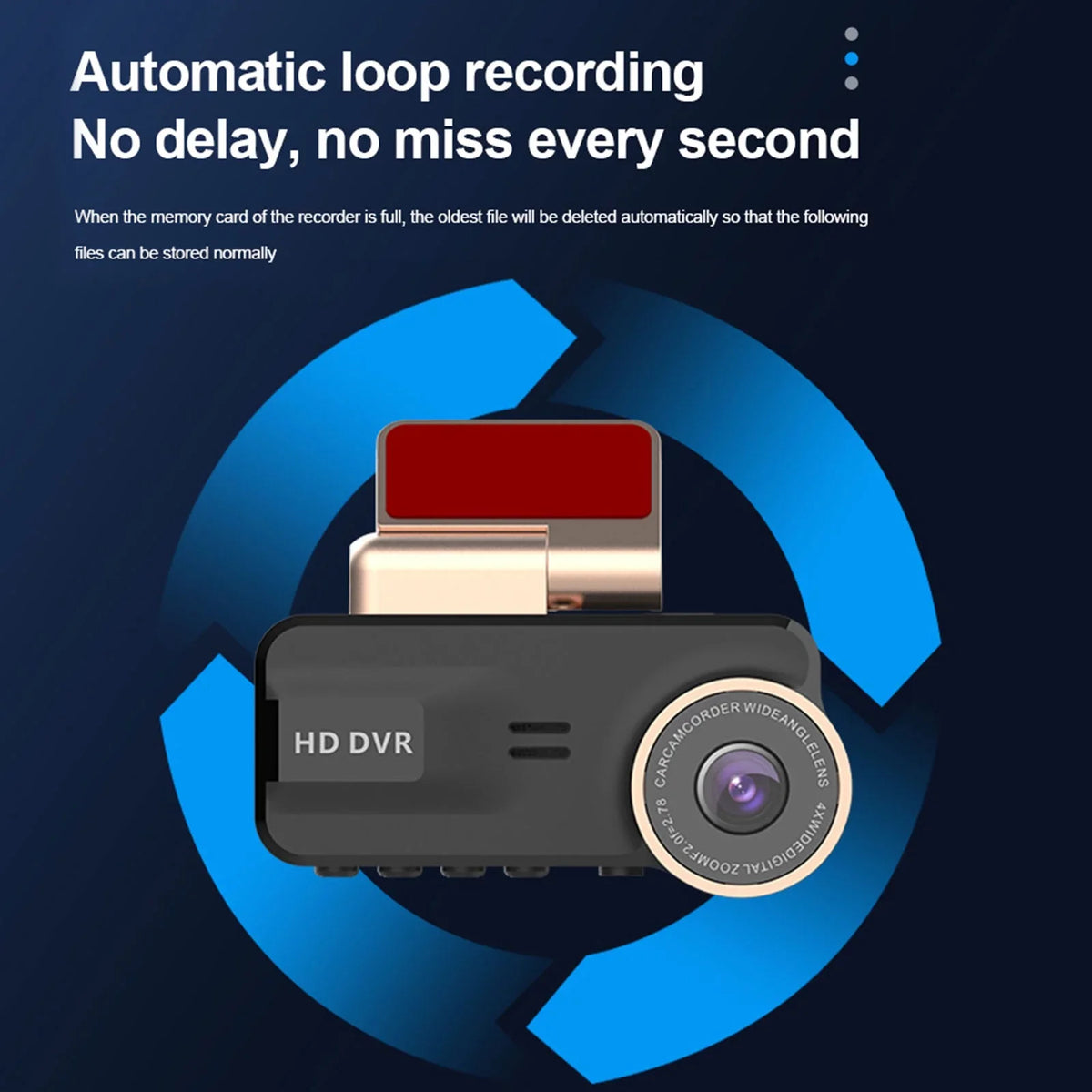 Night Parking Car 3.16inch with 170° Dash Wide Recording, Dashcam Super 1080P Cam Angle, TSV Screen, Driving Cars, Vision, Loop Monitor WDR, for Camera Recorder, Dual FHD
