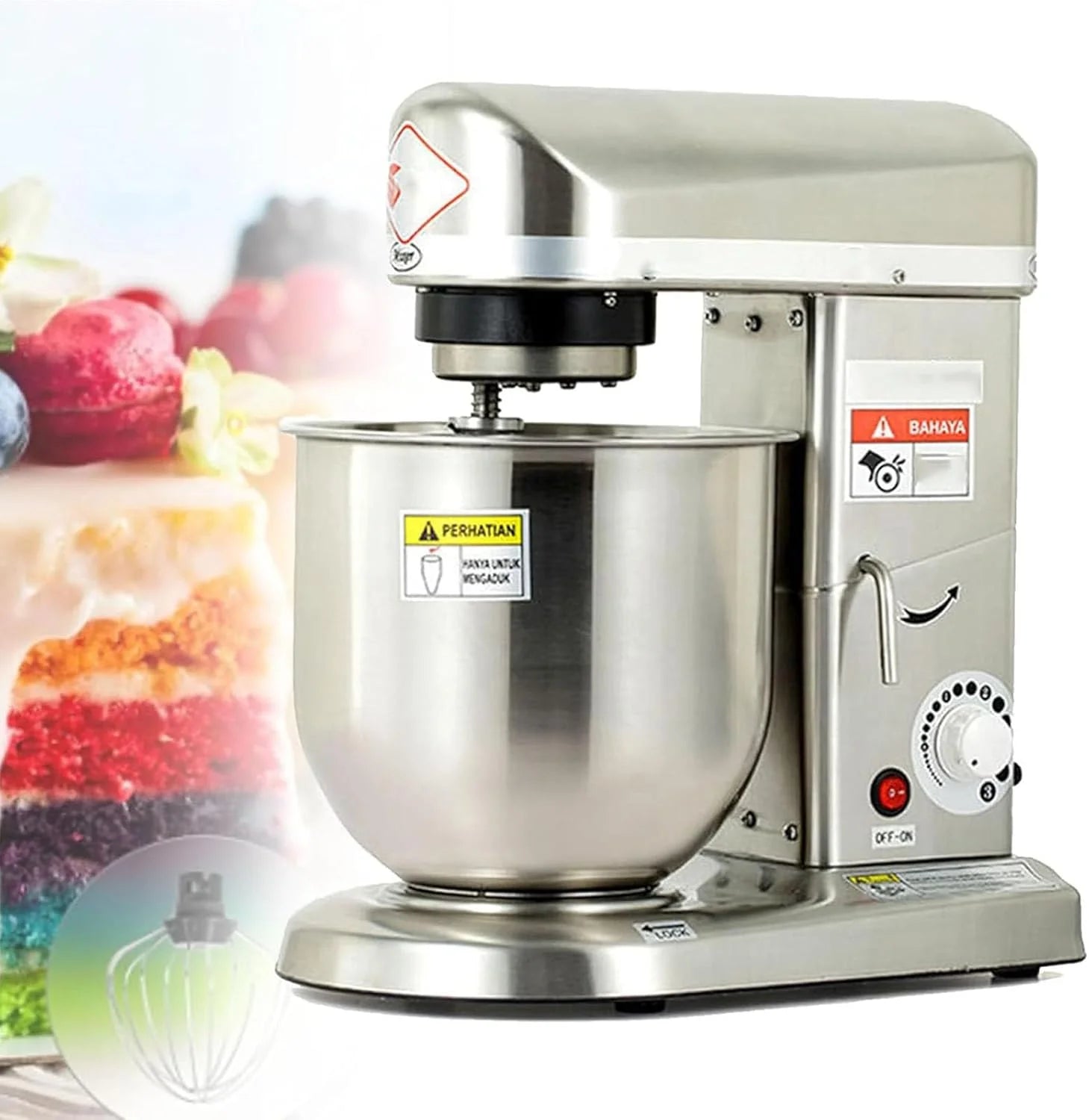 Mikser Stojący, Nowy, Kuchenny, Mikser Do Ciasta I Żywności, 5 L/7 L/10 L, Automatyczny Mikser Ze Stali Nierdzewnej, Wielofunkcyjny, Domowy, Do Wyrabi