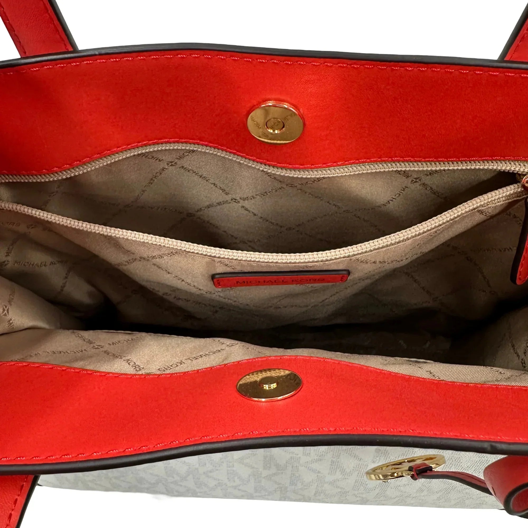 Kors Tote Spiced Michael Large Coral - Logo Maple