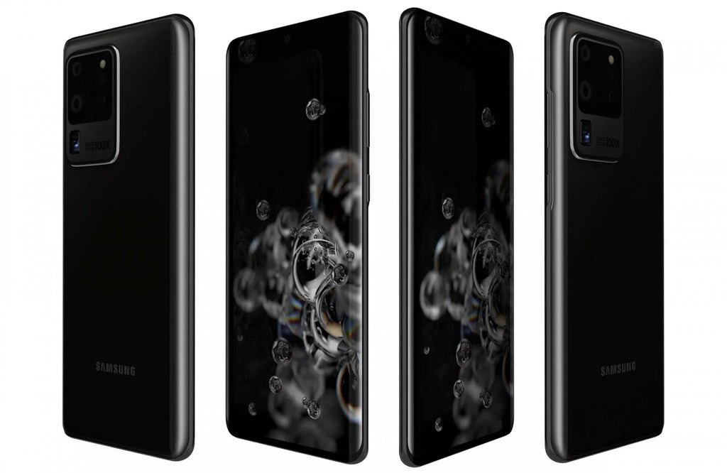 (Refurbished: Good) Pre-Owned Dual Ultra Galaxy Black S20 Smartphone 5G G988 SIM SAMSUNG Unlocked 128GB,