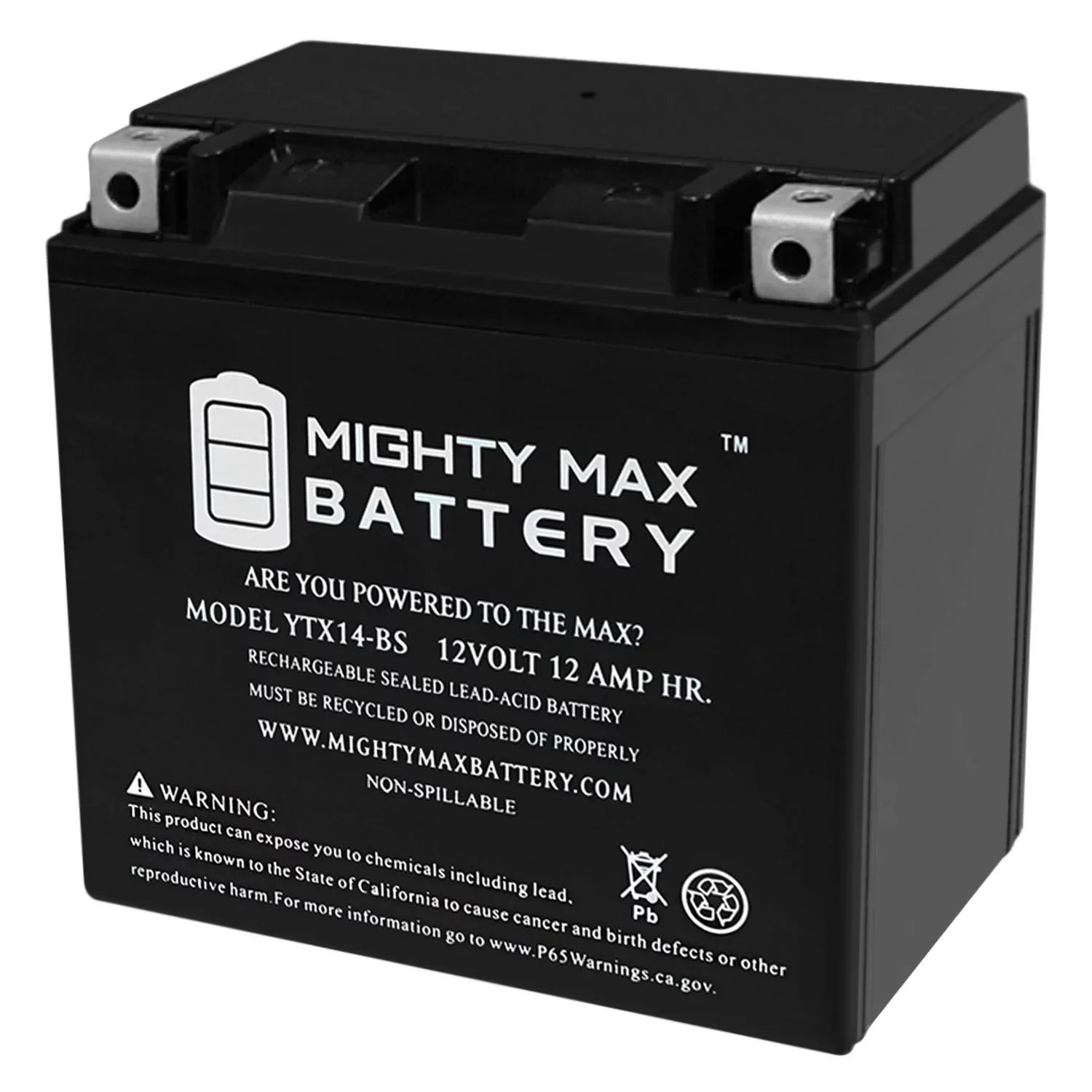 YTX14-BS Replacement 09-13 Adventure Battery BMW for R1200GS
