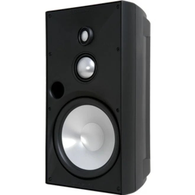 Bookshelf, Speaker, W Elements Wall Three SpeakerCraft Mountable Black 150 Outdoor RMS, Outdoor OE8