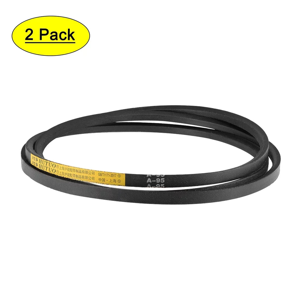 A-Section Drive V-Belts A95 Mid-Perimeter, Belt 2pcs Rubber 95"
