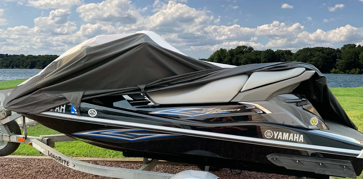 HEAVY-DUTY PWC Jet for 1995-1999 Compatible 2 Cover LINE JETSKI THE 700 Trailerable SUPER Ski Yamaha GP OF 1200 Cover TOP Seater