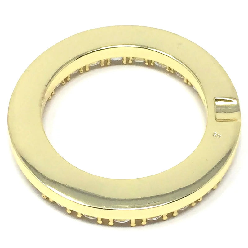 Diamonds Yellow Simulated 32mm Custom Insert Stainless Gold Solid Bezel 14K Rolex Cover Case Watch Steel Finish