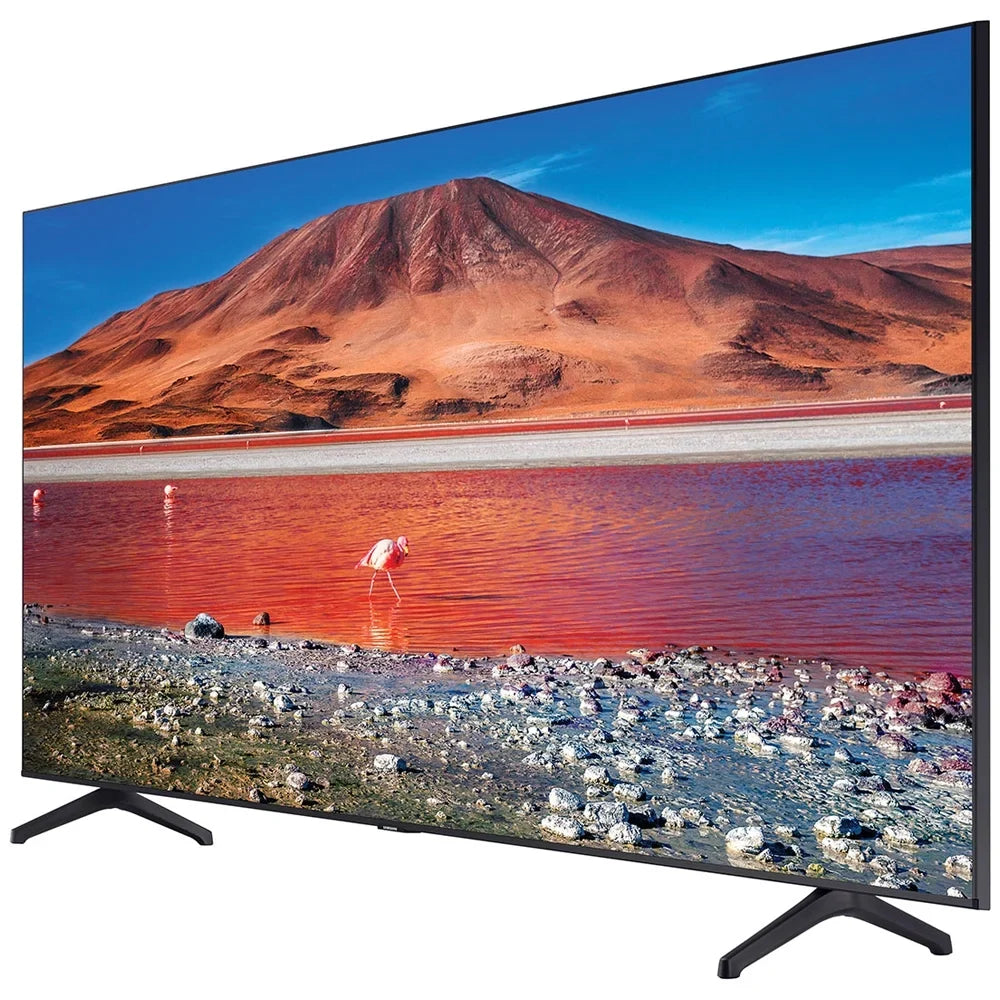 Ultra Design Mount Wall TV Gear TaskRabbit with Adapter LED 58-inch + + UN58TU7000 Samsung 360 Services Bundle 4K Model) HD Deco (2020 Installation Smart + Cables Surge HDMI