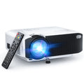 480P Projector, Theater Native Dual Support Eyes LC350 1080P Home Protection, Speakers, LCD Apeman Multiple Connection
