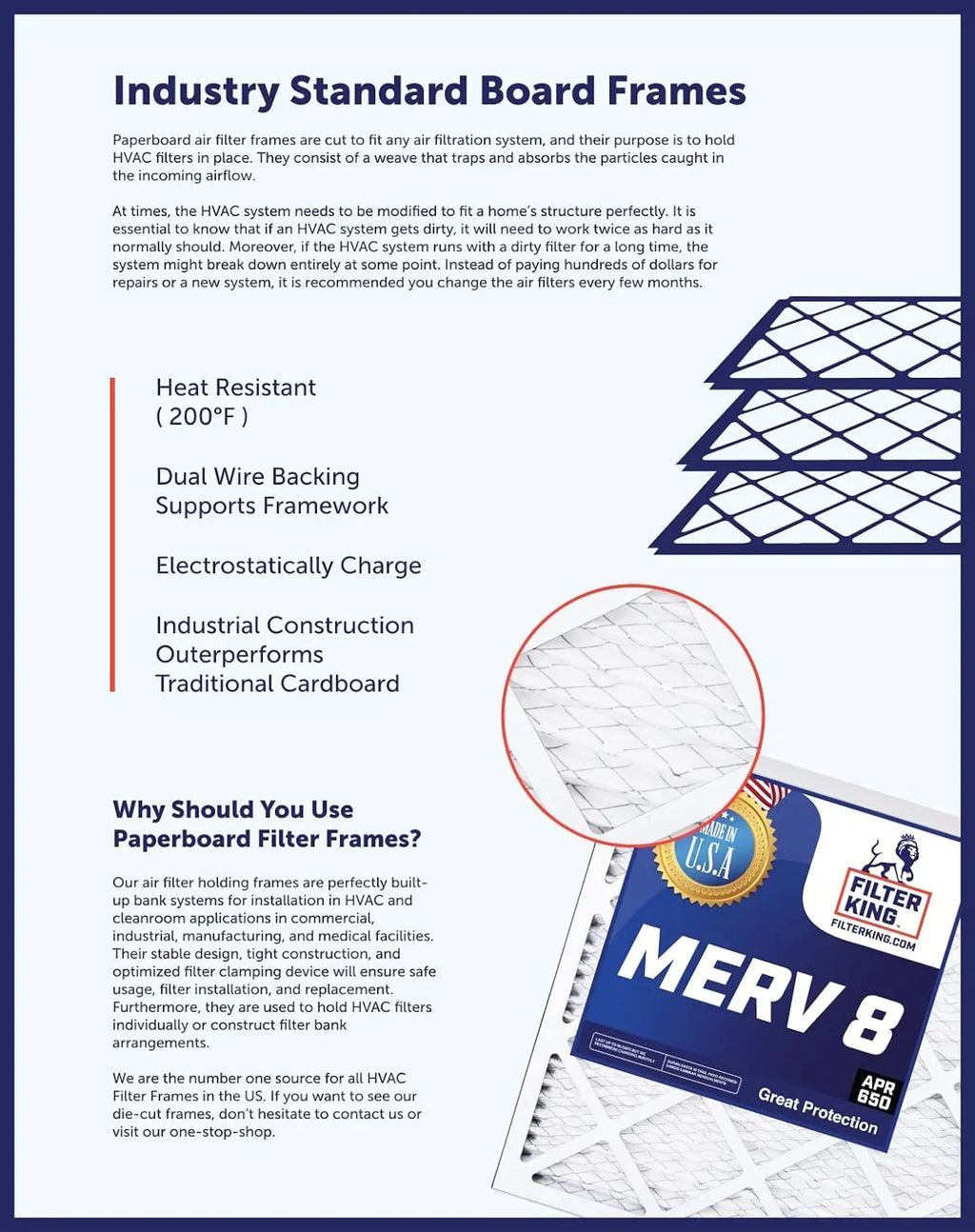| atmospheric HVAC | Pleated King Size: USA x Actual Filters MADE 23 4-PACK Filter 8 .75" Furnace IN 30.5x23x1 | | Filter x A/C MERV 30.5