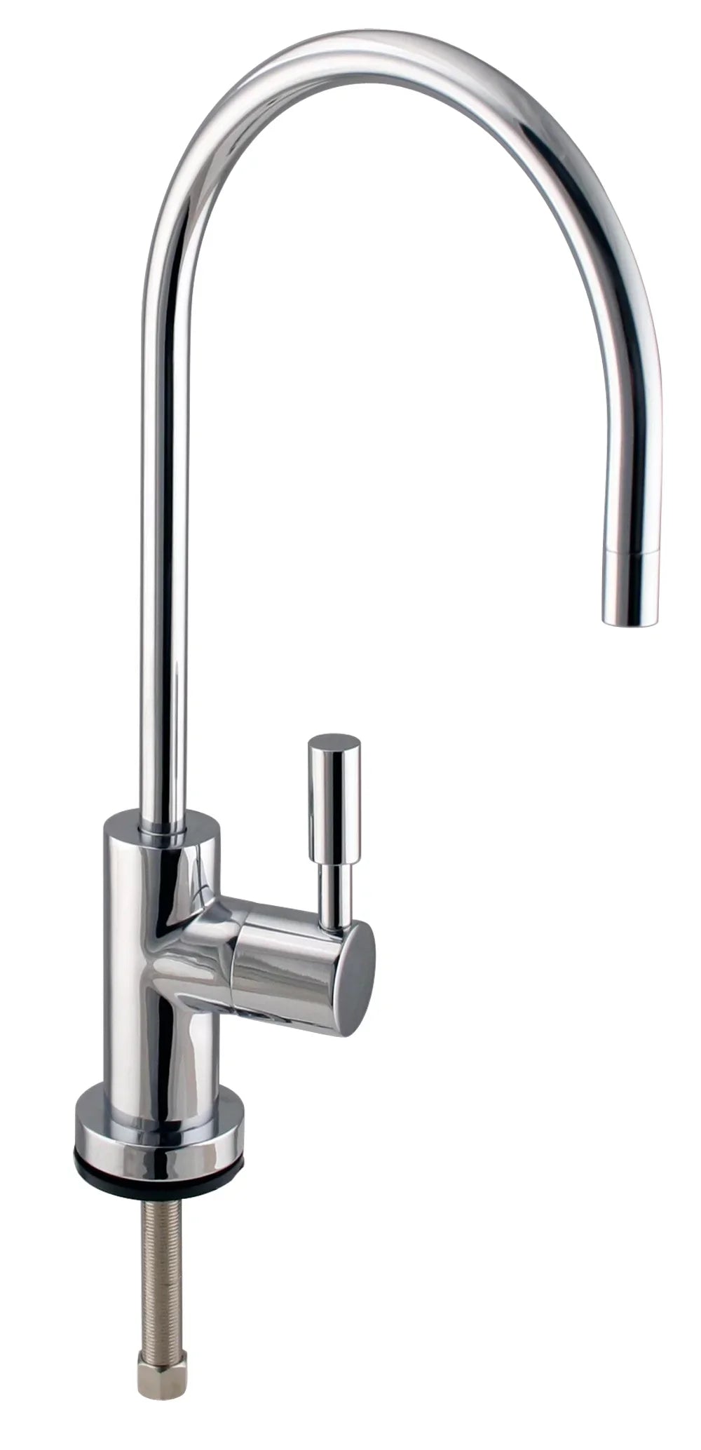Faucet, 1-Lever Handle D2036-NL-26 Polished 11" Dispenser Water Chrome Westbrass Contemporary Cold