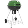 with Sq.In. and Charcoal Backyard Outdoor Cooking Green 21" Thermometer BBQ Area, Party, CoSoTower for Trolley Barbecue Grill Shelf, 360 Ash Built-In with Wheels, Catcher Kettle Patio,