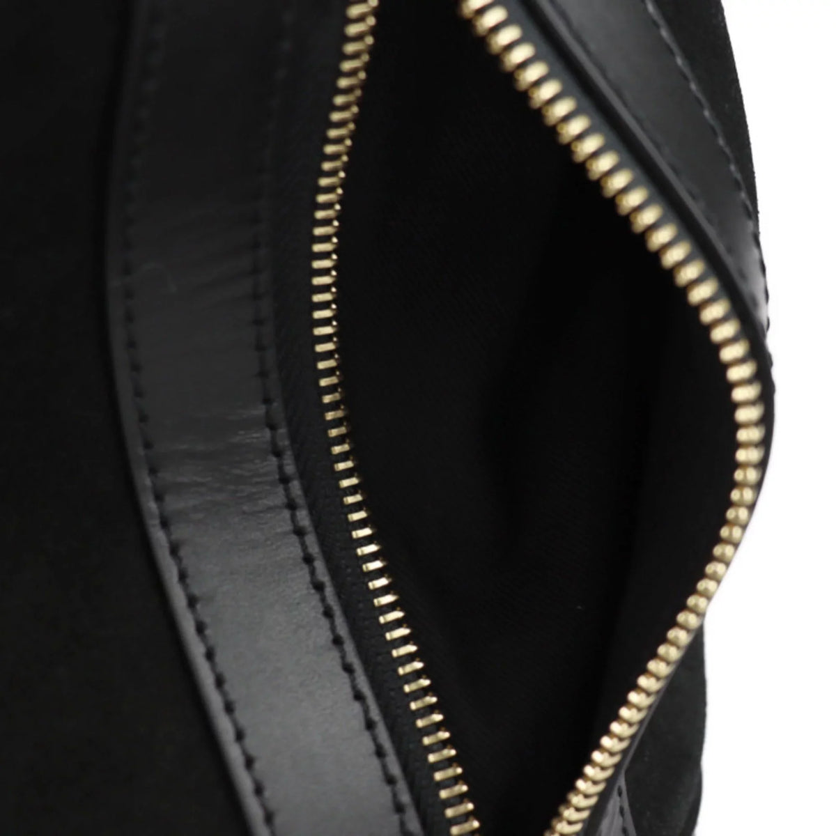 BY (Good) sea Chloe fittings handbag Chloé tote Debbie leather 2WAY CHLOE Pre-Owned bag suede shoulder See metal gold SEE by black by