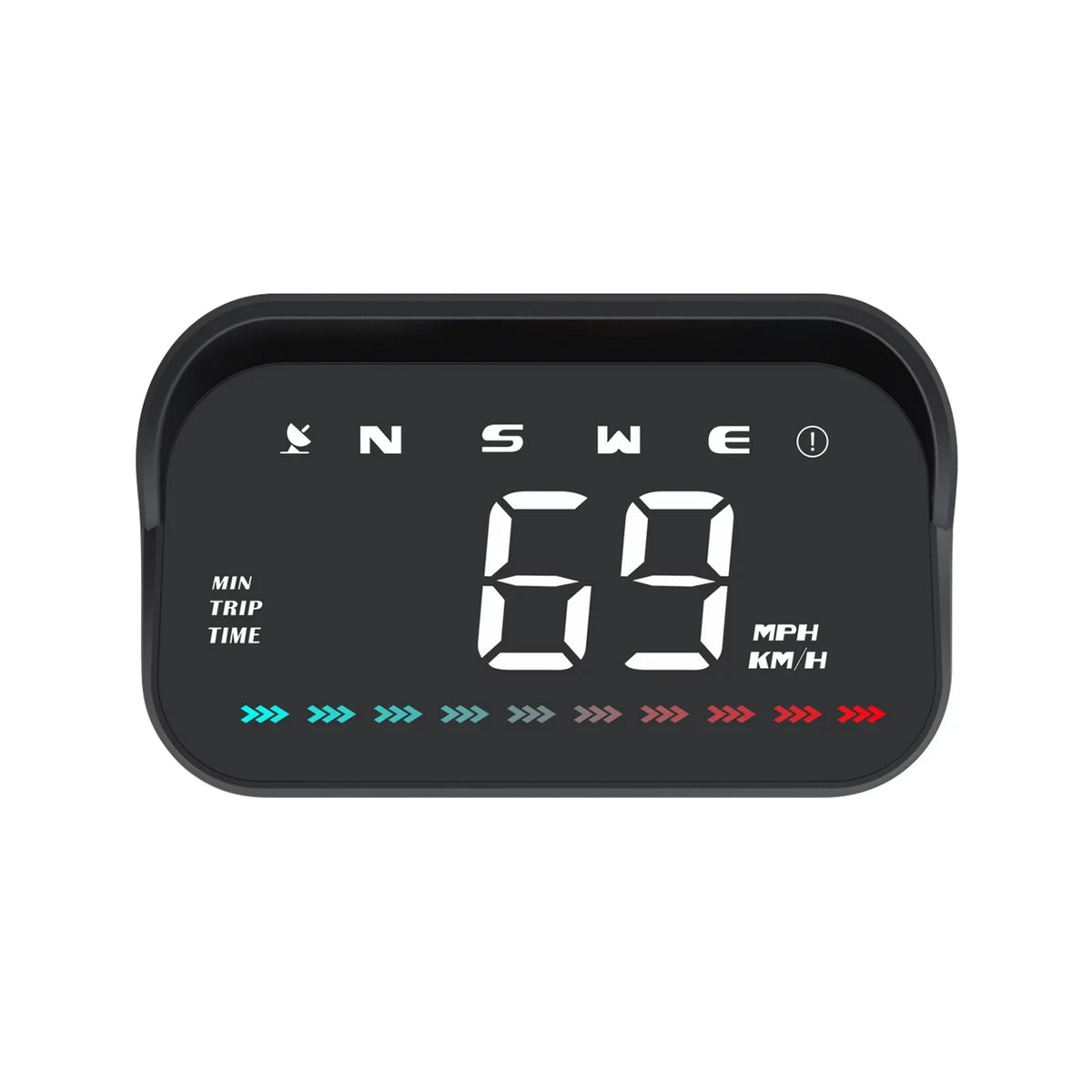 Display Alert Apexeon Direction, Heads-Up Distance, Ambient Car, Speed Time, Travel Over-Speed GPS for Digital & Speedometer Light,