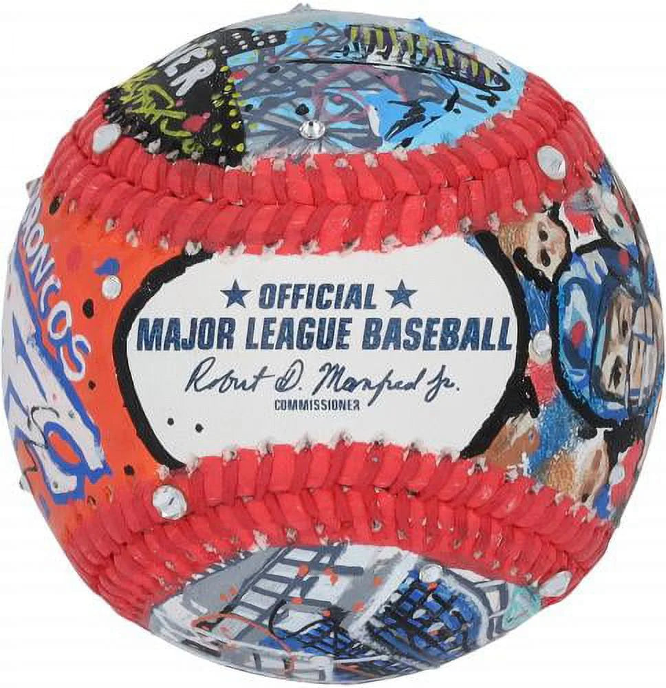 Authentic Manning Autographed Broncos by - Baseball Certified - Art Denver Charles Fanatics Peyton - Fazzino LG20377145