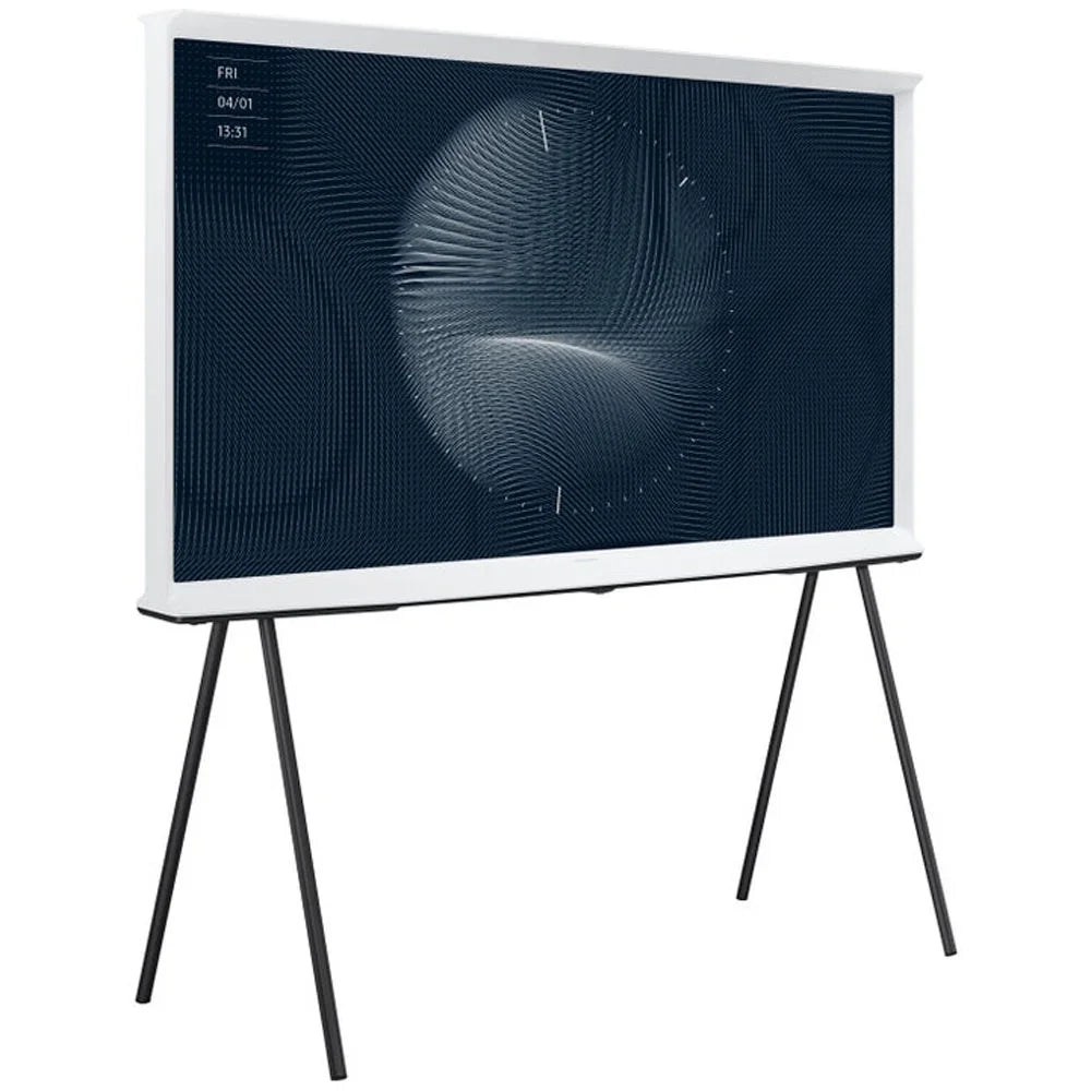 with 55 (2022) QLED UHD Pack Inch The Serif Samsung CPS TV Enhanced YR QN55LS01BA 2 HDR Protection Smart Bundle 4K