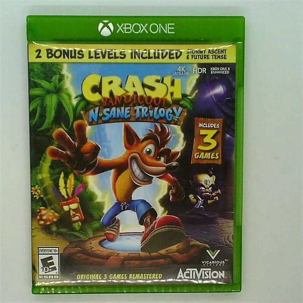 '- Crash Used Edition Sane N. Xbox Trilogy (Refurbished) One Standard Bandicoot