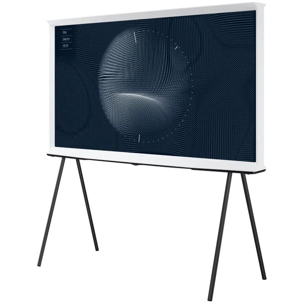 with 55 (2022) QLED UHD Pack Inch The Serif Samsung CPS TV Enhanced YR QN55LS01BA 2 HDR Protection Smart Bundle 4K