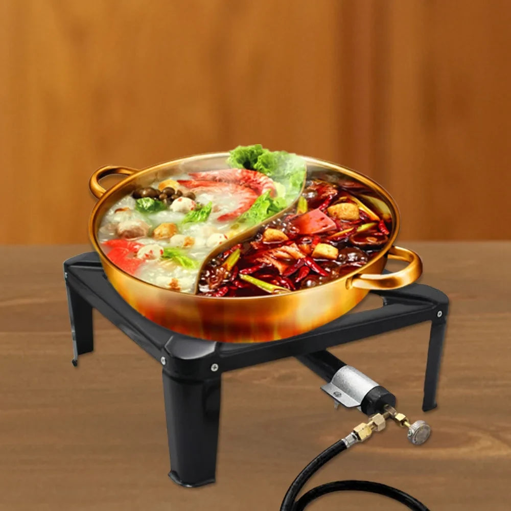 Gas Walmeck Stove Stove, Stove Outdoors Cast Camping Cooking for Iron transportable , Propane