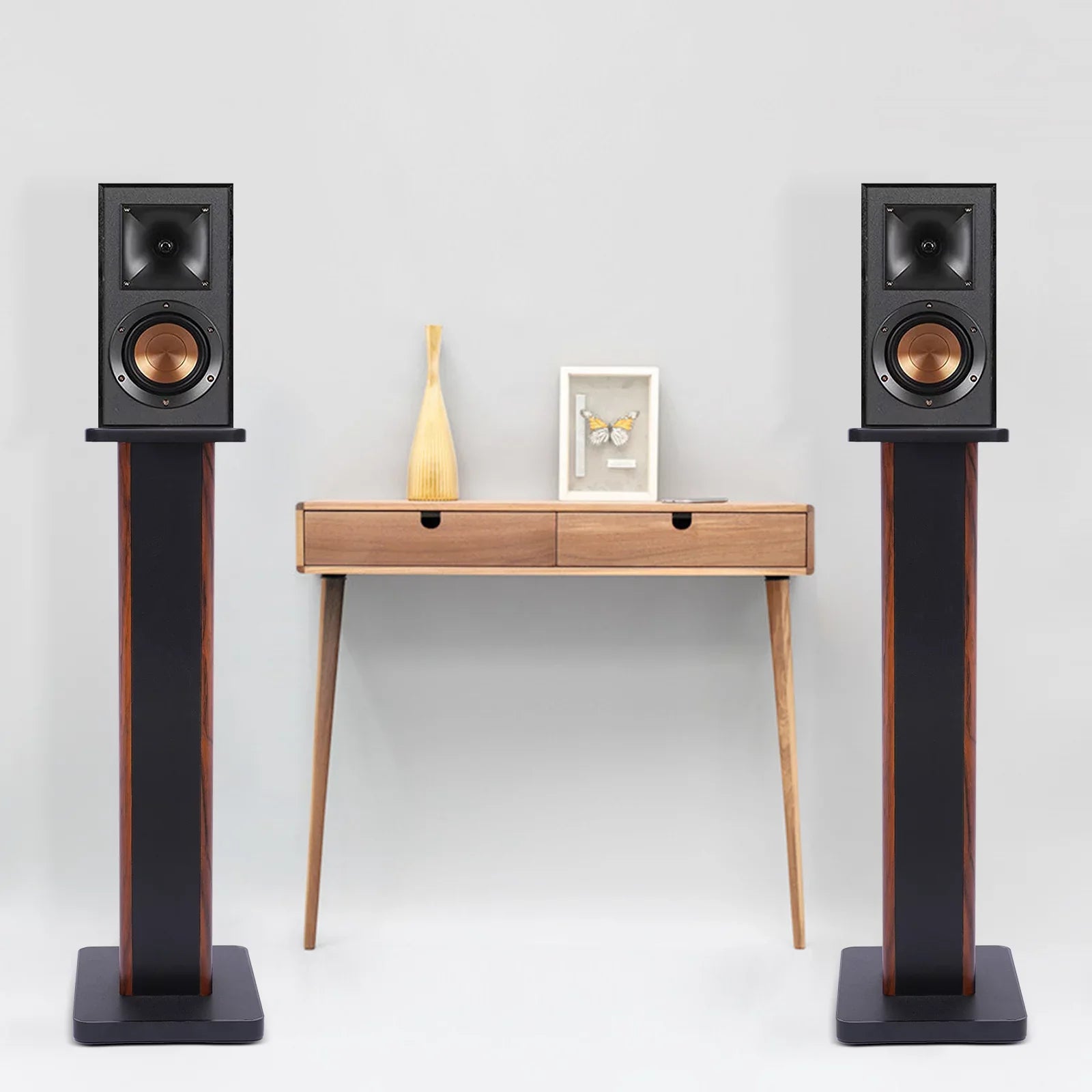 Theater Studio Stands Holder 2x28" Speaker Monitor Speaker Stand Multimedia Home