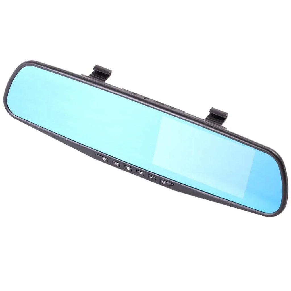 View 2.8" Display Cam Camera Dash Mirror Dvr Rear Hd Lcd Video Screen 1080P Vision Night Recorder