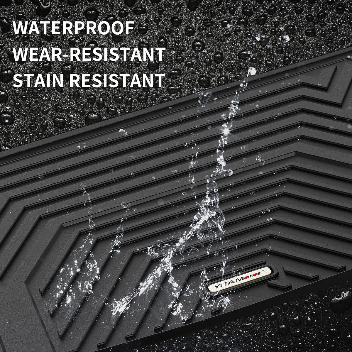 TPE Floor 3D Black RAV4 Trunk for Rubber Rear Toyota 2019-2023 Liner Mats All Cargo Season Ledkingdomus