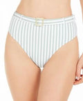 Emily Bottom, Swim WeWoreWhat Striped Bikini US High-Waist JADEITE X-Large