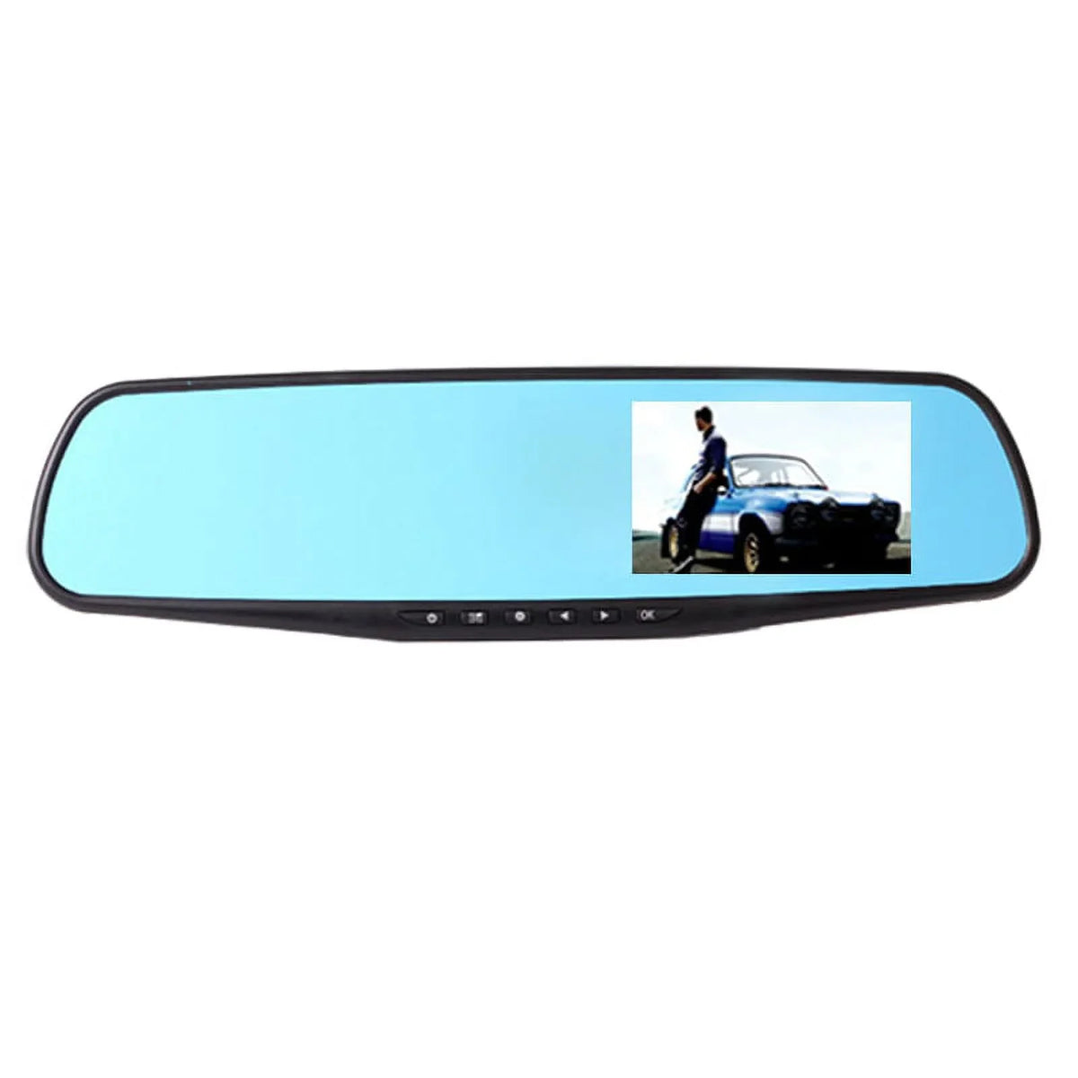 View 2.8" Display Cam Camera Dash Mirror Dvr Rear Hd Lcd Video Screen 1080P Vision Night Recorder