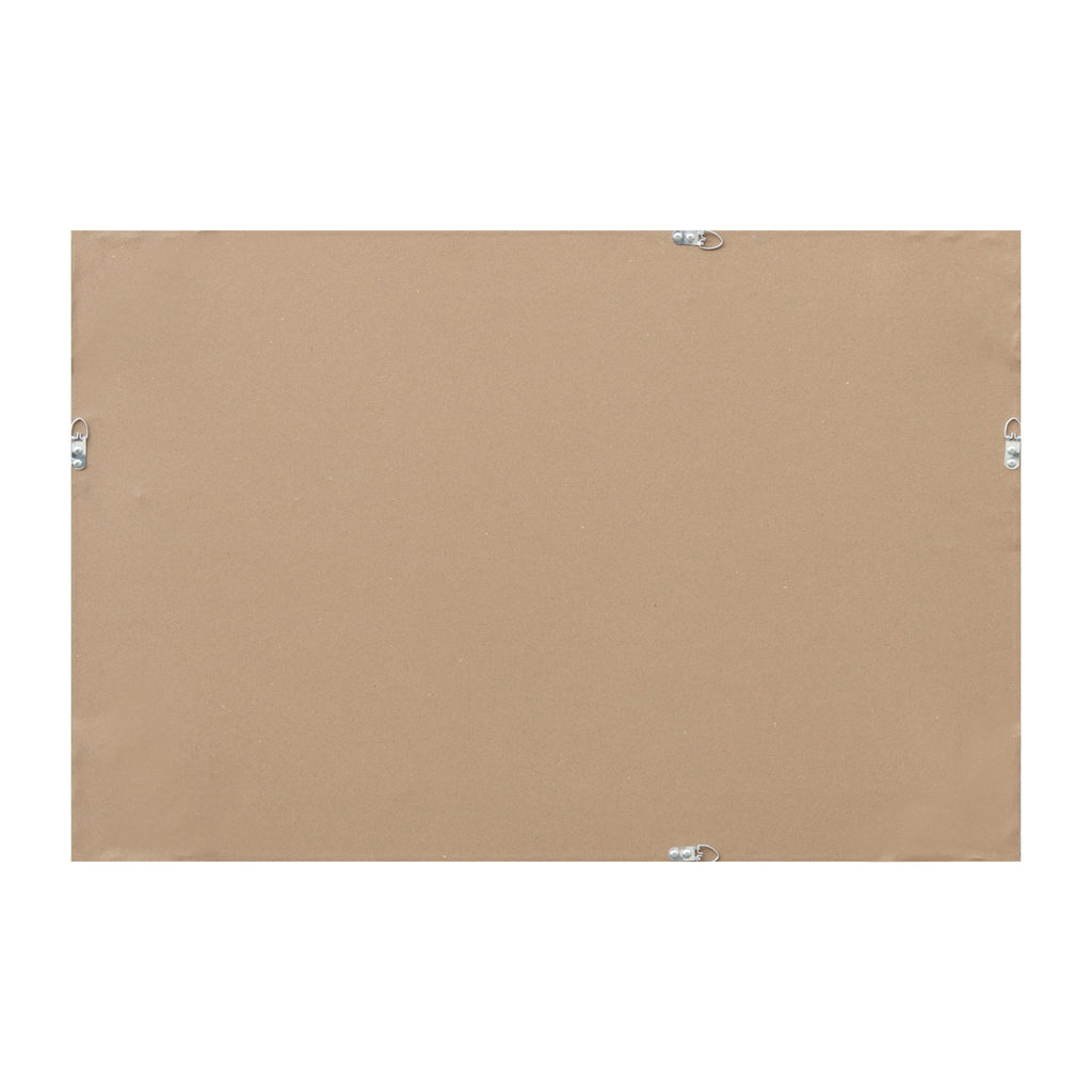 Grey 36" Homes Better Rectangle Mirror, MDF Garden Wall 24" x Modern &