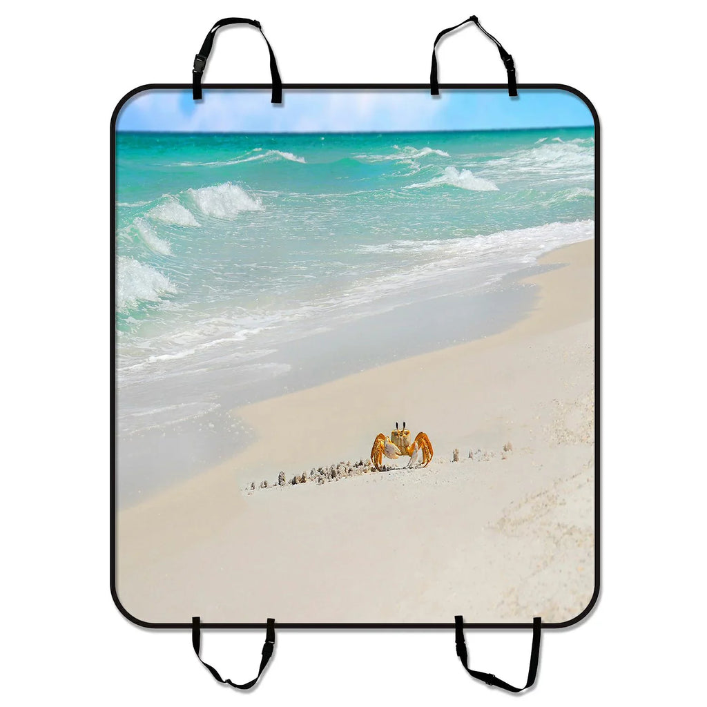 Mat Pet Trucks Beautiful Beach GCKG Dog Cargo and Car For Seat Mat Crab SUV 54x60 Cover Cars Walking inches Mat Car Hammock In Trunk Seat