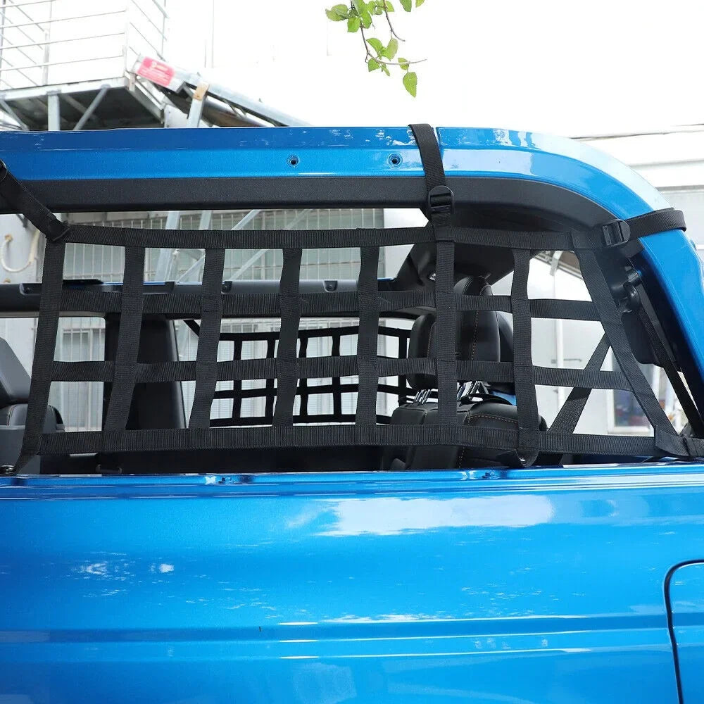 Teledu 21+2 Net 2x Trunk Mesh Door Side Restraint Protective Rear Cargo
