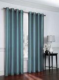 2 Top - Collections Panels Shimmer Curtain Semi Home Pack: Seaside Ultra Grommet Luxurious Sheer Regal