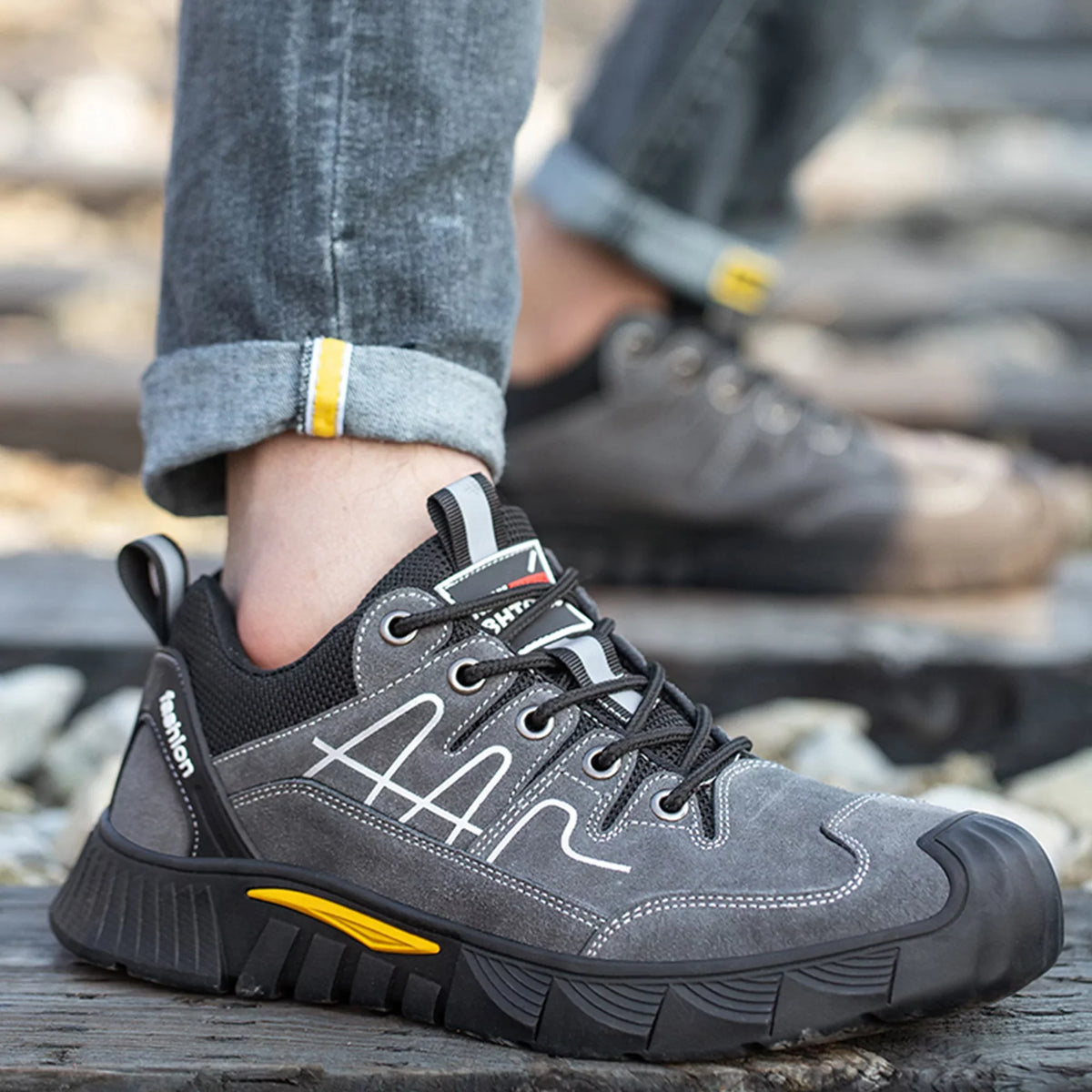 for Lightweight Sneakers Steel Men9.5/Women10.5 Men Safety Work Size Toe Shoe Shoes Tanleewa