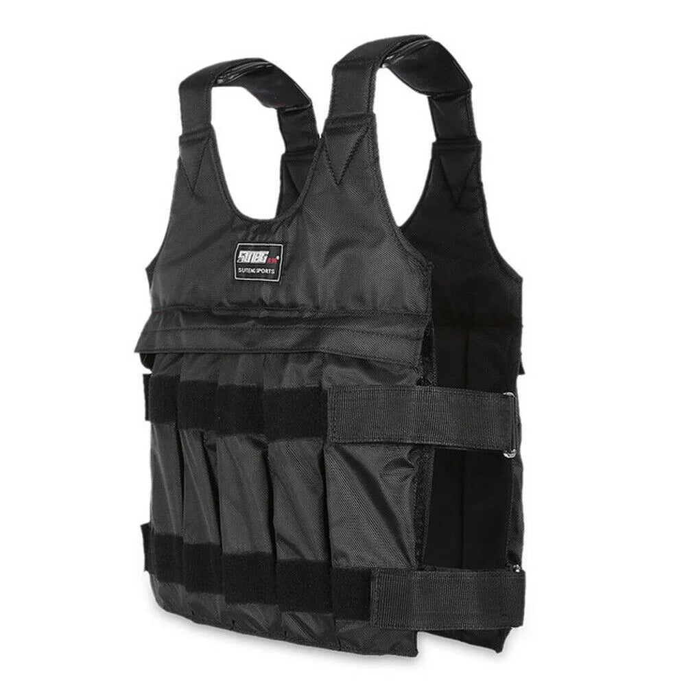 Vest Weight Vest Adjustable 44lbs-110lbs Training 110LBS(50KG) Weighted Gym Adjustable Running Workout Fitness Weight