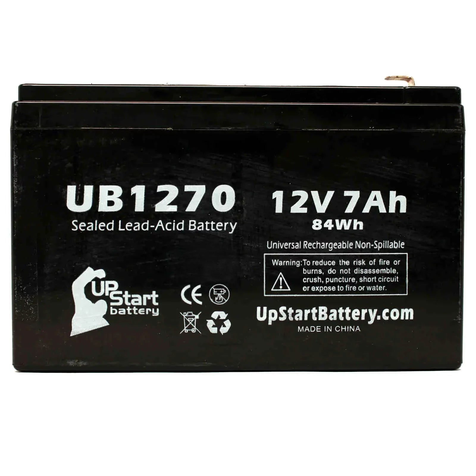 Terminal Replacement F2 UB1270 - Includes Sealed Universal Terminal, Adapters Pack 7Ah, Acid Battery 7000mAh, SMART-UPS to APC SLA) F1 Battery 2x Compatible AGM, 4 SUM1500RMXL2U (12V, - 1500 - F1 Lead