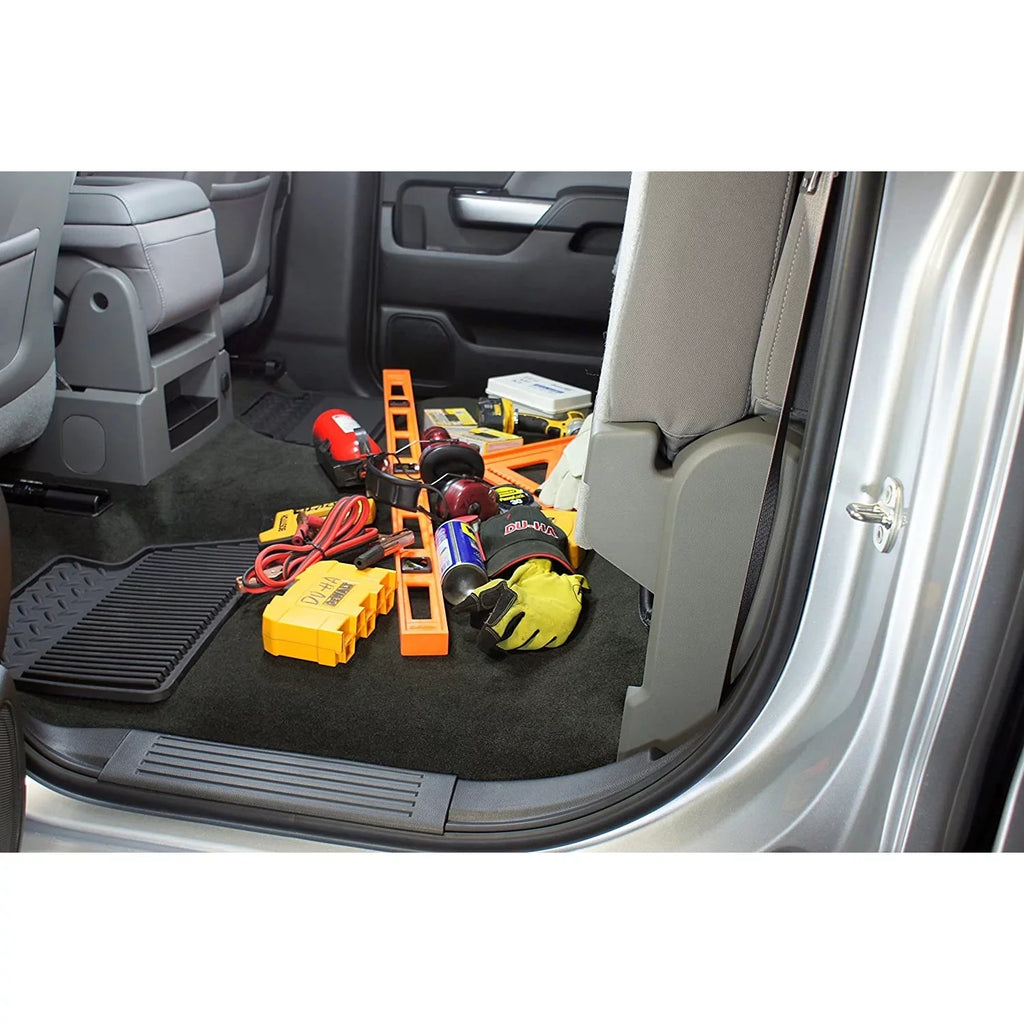 Seat 2014-18 Rack Truck Gun Under Organizer Container Storage Chevy GMC DU-HA