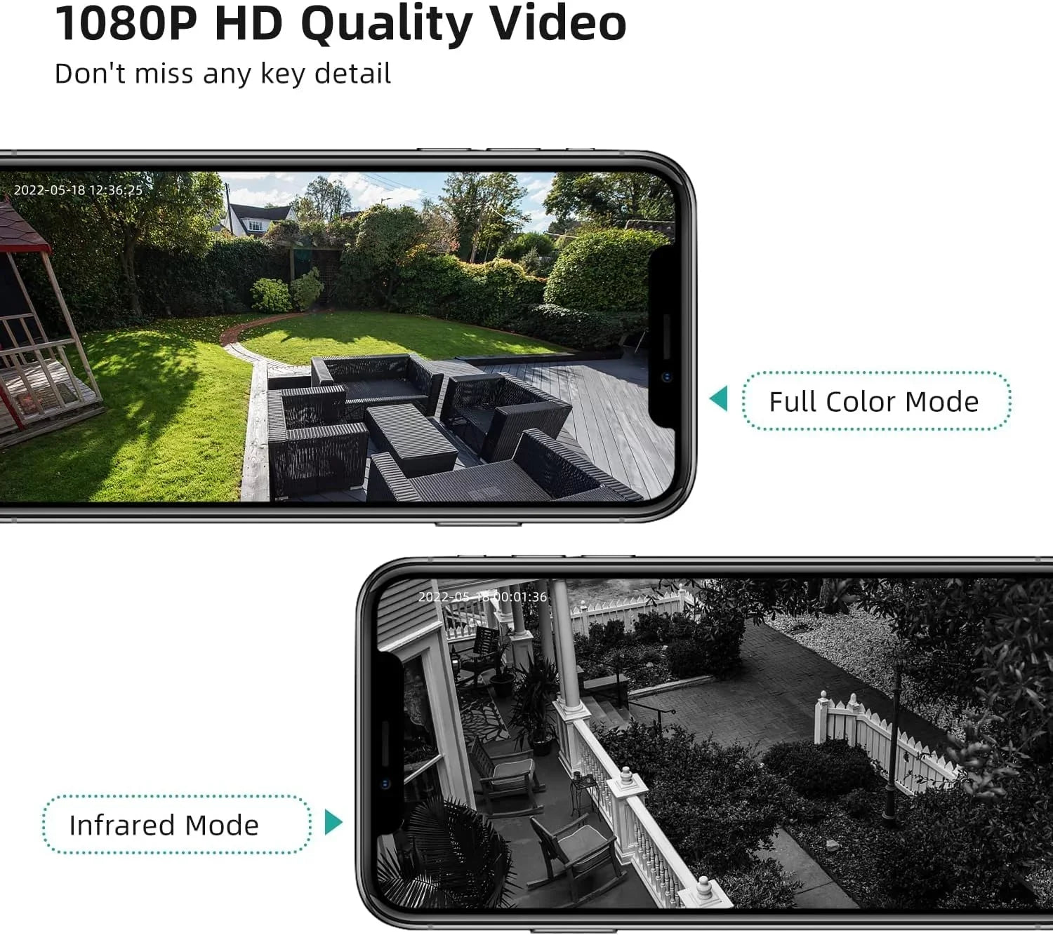 Motion Camera Wireless Siren,Rechargeable Outdoor /Indoor Security Battery Vision DEKCO & with Spotlight Color Detection 2K Night 2-Way WiFi Audio Surveillance Camera with Home Powered