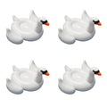 Giant 4 | 4-Pack Swan 90621 x 75-Inch Ride-On air-filled Floats Swimline