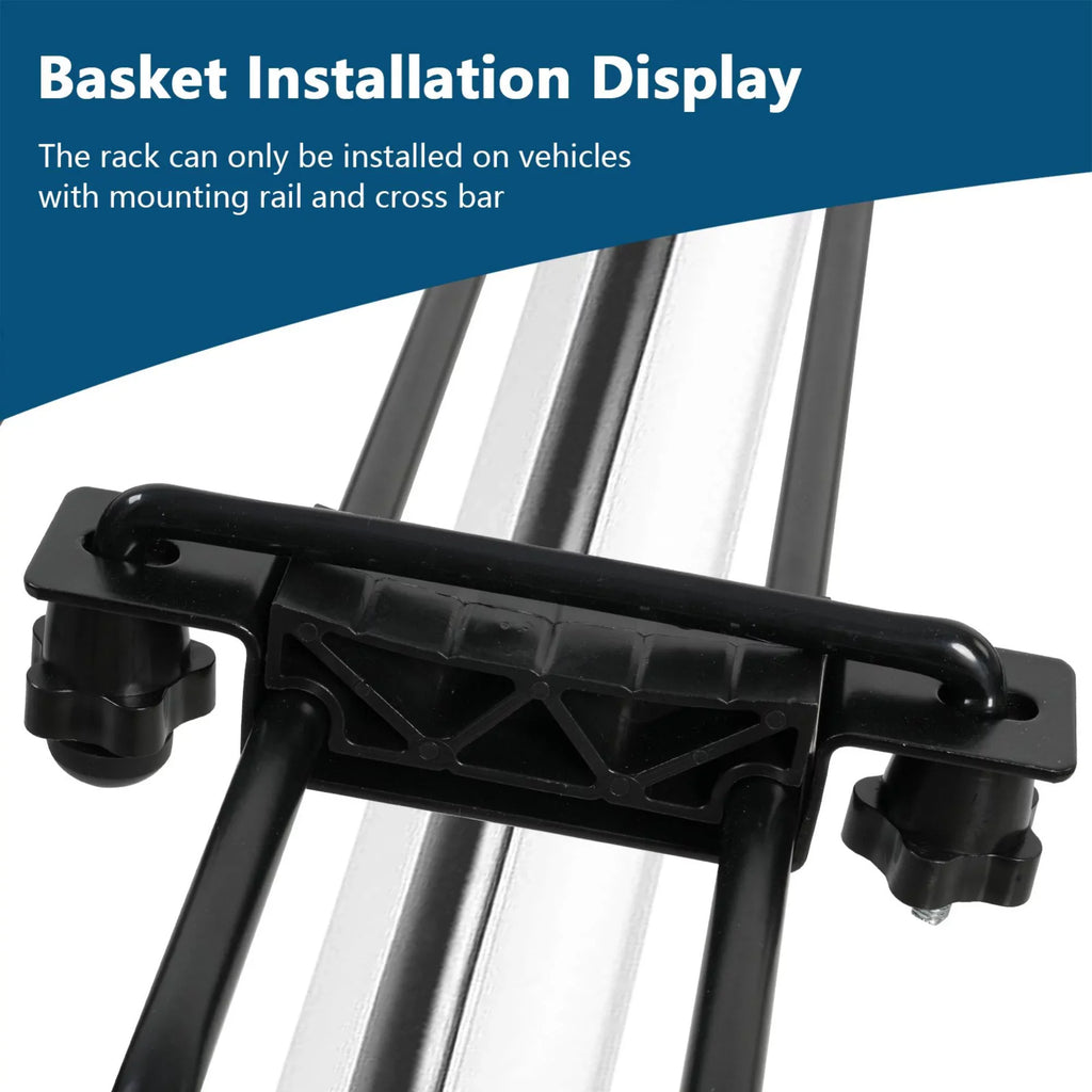 150 Basket & Heavy Truck, Rack Carrier Rooftop Duty Rack, Universal for of 36" lbs Holder, Vehicle Cargo Black x Cargo for Roof Car 45" SUV, Luggage Top