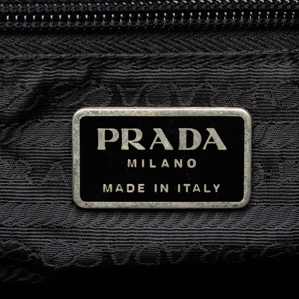 (Fair) Pre-Owned Tessuto Prada Backpack Black Fabric Authenticated Nylon Unisex