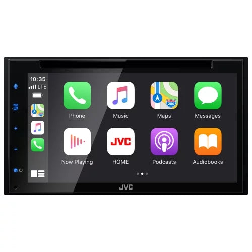 Carplay Player KW-V66BT Apple Bluetooth 6.8" Receiver+Camera JVC CD/DVD Android
