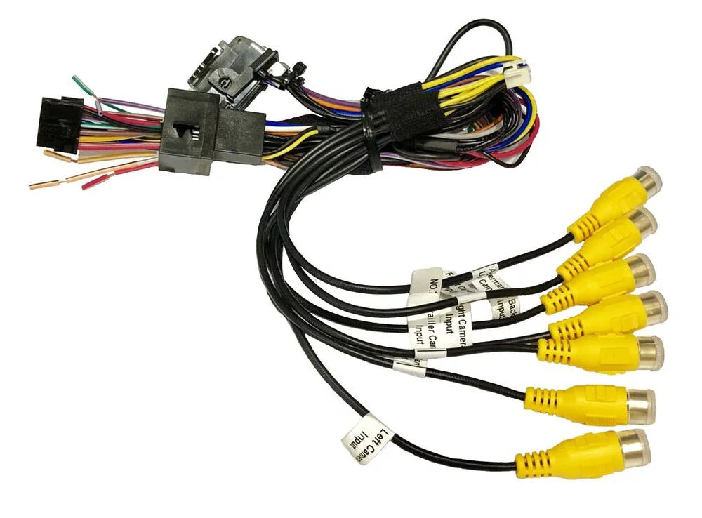 Cameras Color 4” Screen for with RFM-FD4 Integration with Ford Mounted View Full Crux Side Multi Mirror Interface F150