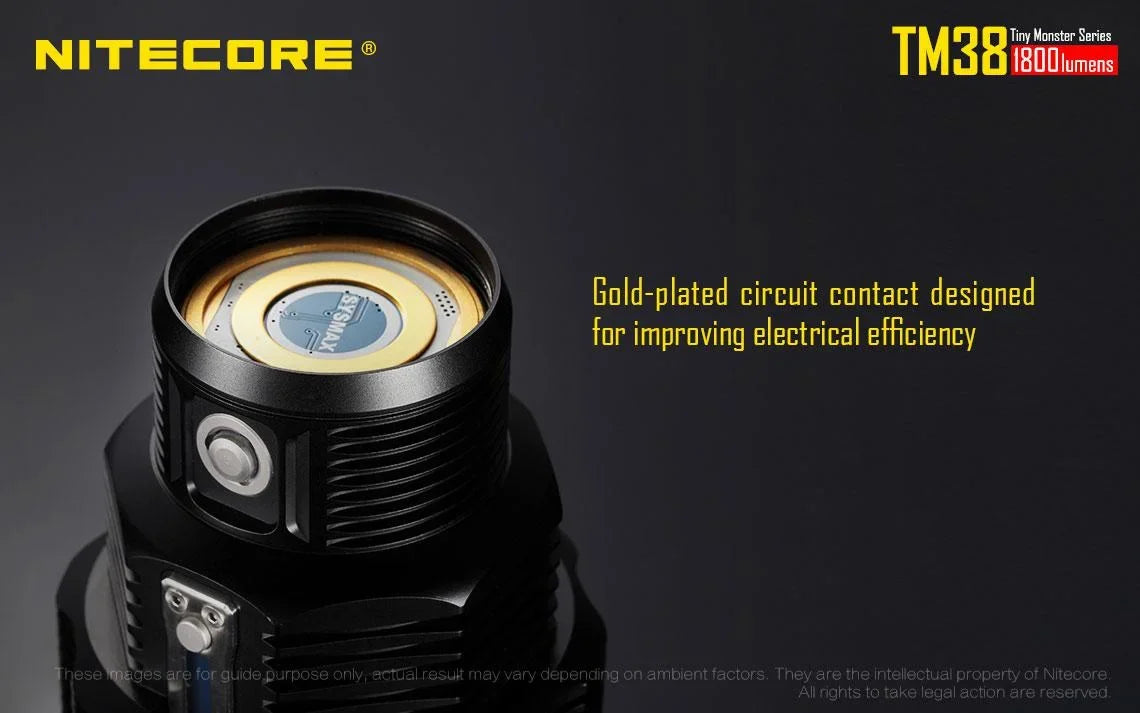 at Nitecore Searchlight can Value go -Both home E4K and be Flashlight TM38 the or Pack: Recharged Outdoor on