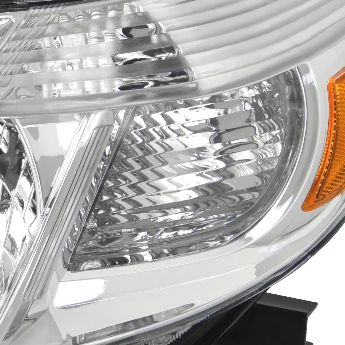 2009 Fits - [Halogen Toyota 2008 Left+Right Pair highlander Type] Headlights 2010 Replacement AKKON Chrome