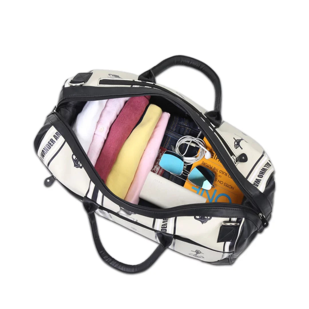 with Unisex Compartment Separate Weekender bag Large Strap Away Travel Anchors with Shoe Adjustable