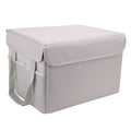 Sturdy and Car, Fireproof Home Ideal Handles for Storage Office with Lid Irfora Waterproof Box,