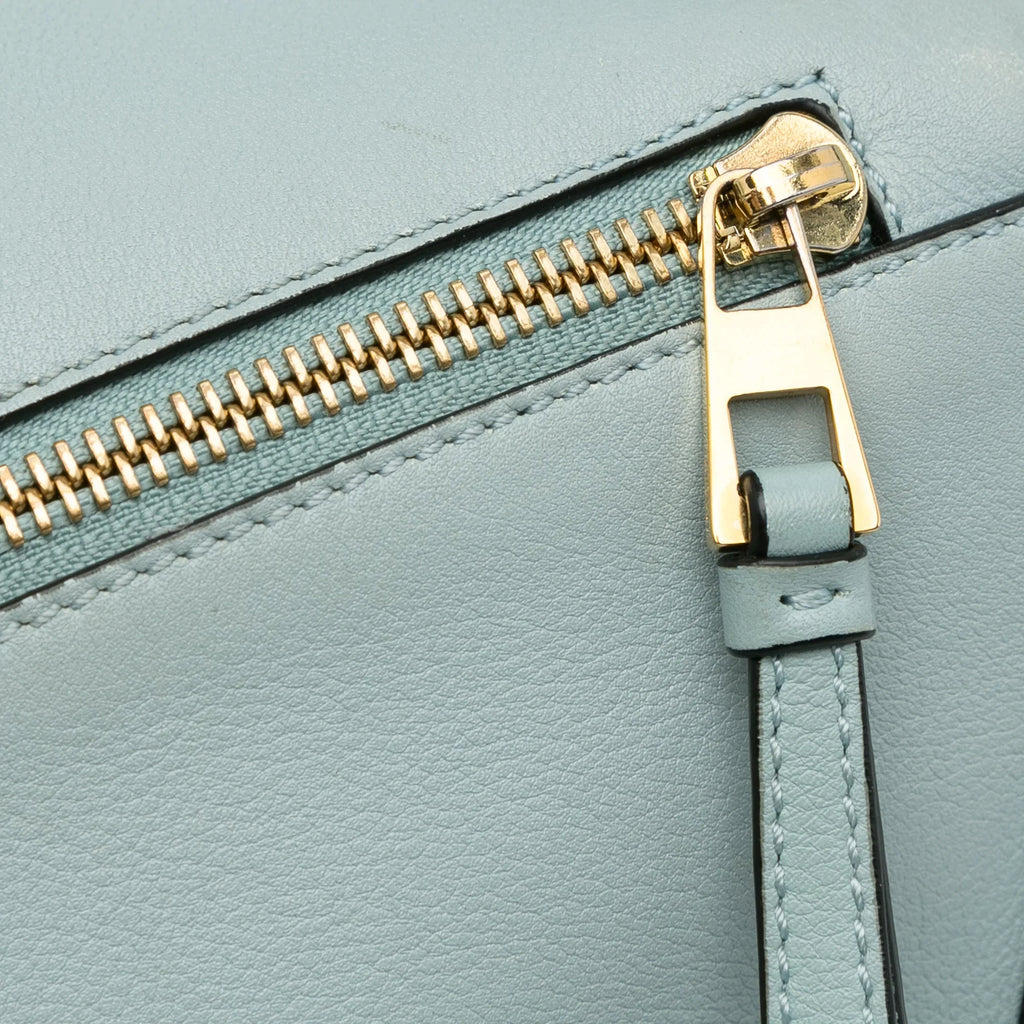 Pre-Owned Bag Small Leather (Good) Puzzle Calf Satchel Unisex LOEWE Authenticated Tricolor